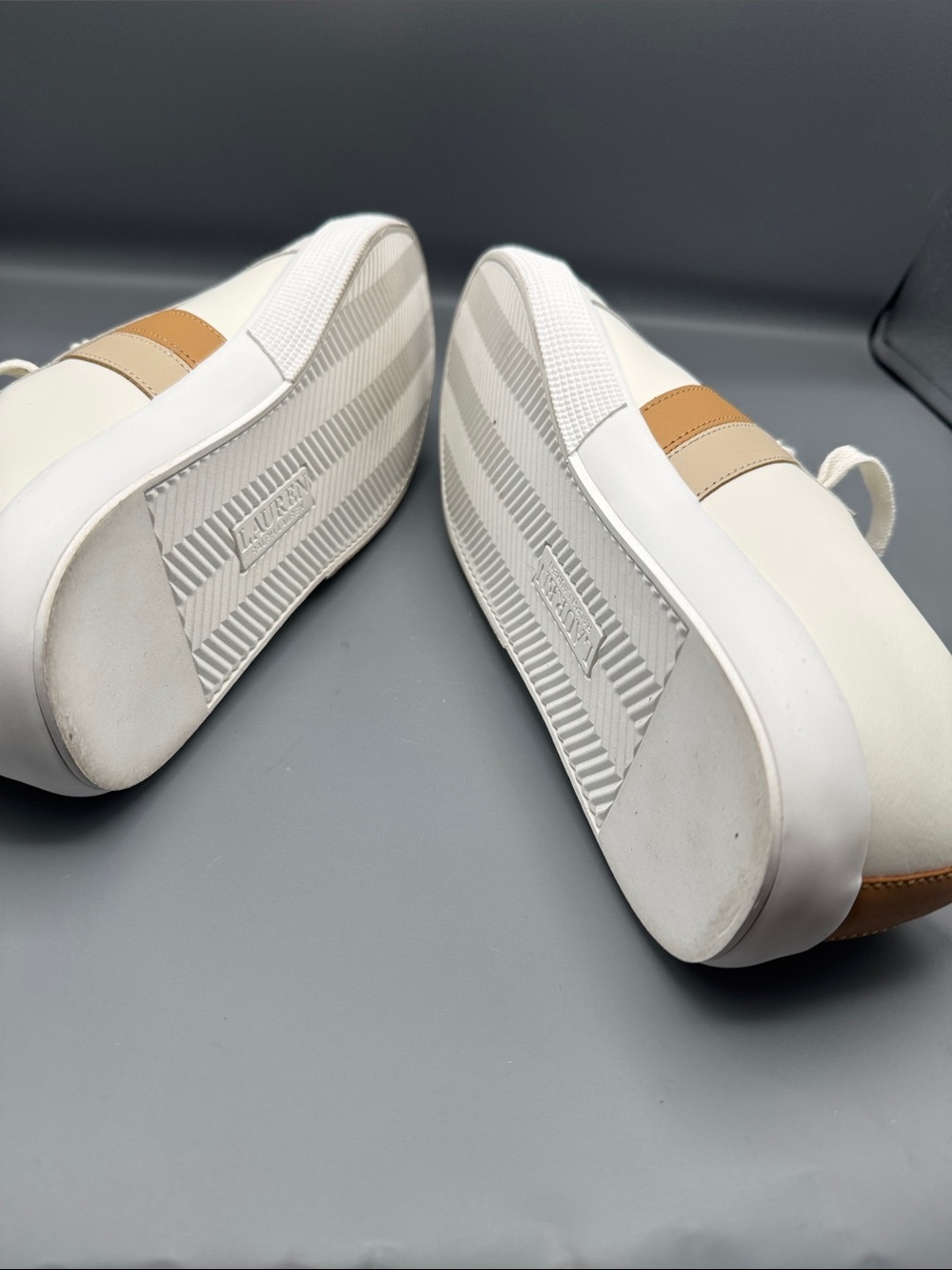 Ralph Lauren Janson II Leather Sneakers - Picture 5 of 5